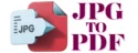 The official site logo for Japgapdaf.in, a free online JPG to PDF converter. It features a 3D graphic of a white JPG file being converted via an arrow into a red PDF file. Large text on the right reads: "JPG TO PDF".
