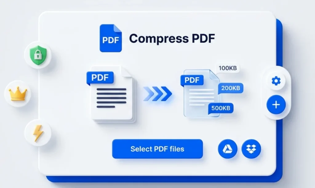 compress PDF online to reduce PDF file size quickly and easily